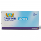 Crestor 20 Mg, Reduce Blood Cholesterol Level & Prevent Hyperlipidemia Complications - 28 Tablets
