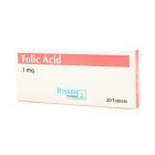 Folic Acid 1 Mg, For Folic Acid Deficiency - 20 Tablets