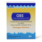 Ors, Oral Rehydration Salt, With Orange Flavour - 10 Sachets