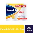 Panadol Cold And Flu Day, Relieves Common Colds Symptoms - 24 Caplets