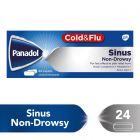 Panadol Sinus, Relieves Common Colds Symptoms - 24 Tablets