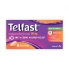 Telfast® Non-Drowsy And Fast Action Anti-Histamine For Allergy 120 Mg - 15 Tablets