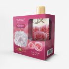 Lux Body Wash Soft Rose - 250 Ml + Loofah Free - 1 Kit