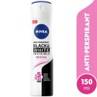 Nivea Black & White Original, Female Anti-Perspirant Deodorant, Spray 150Ml