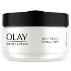 Olay, Double Act, Night Cream, For Normal To Dry Skin - 50 Ml