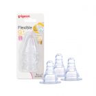 Pigeon, Nipple, Large, For Babies From 6-7 Months - 3 Pcs
