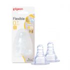 Pigeon Nipple Bpa Free Small 2 Pcs For 0 - 3 Months Old Babies For Small Flow - 1 Kit