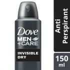 Dove, Deodorant Spray Men Care Invisible Dry Leaves No White Marks And No Yellow Stains - 150 Ml