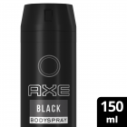 Axe, Body Spray, Deodorant, Black For Man - 150 Ml