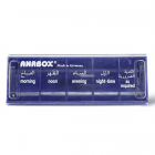 Anabox, Pill Organizer, Daily Box Blue Color - 1 Pc