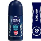 Nivea Deodorant Roll - On Men Dry Fresh - 50 Ml