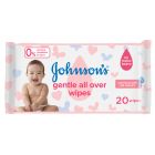 Johnson’s, Baby Wipes, Gentle All Over - 20 Pcs
