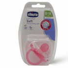 Chicco Pacifier Soft Pink Silicon 6-16 M - 1 Kit