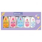 Johnson’S, Baby Essentials Gift Box, Baby Shampoo, Soft Lotion, Bath, Oil, Powder, Wipes - 1 Kit