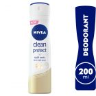 Nivea Deodorant Spray Clean And Protect Alum - 200 Ml