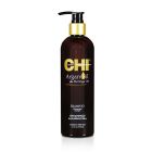 Chi Hair Shampoo Smooth Hair For Healthy Looking Styles With Incredibly Shine Argan & Moringa Oil - 340 Ml
