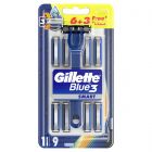 Gillette Blue For Man 3 Smart 6+3 Free - 1 Kit