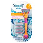 Gillette Venus Simply Refillable 4 Cartridges + 1 Hand - 1 Kit