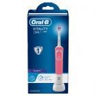 Oral-B Toothbrush Vitality 100 3D White Pink Color - 1 Pc