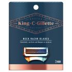 King.C.Gillette, Neck Razor Blades - 3 Pcs