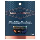 King.C.Gillette, Shave & Edging Razor Blades - 3 Pcs