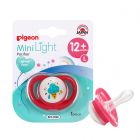 Pigeon, Minilight, Pacifier, Large Size, For Girl, From Age 12+ Months - 1 Pc
