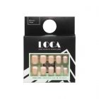 Loca, Press On Nails, Natural Shape, French Color - 24 Pcs