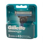 Gillette, Mach3+, Blades - 3 Pcs