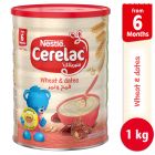 Cerelac From 6 Months, Wheat And Date With Milk Infant Cereal - 1 Kg