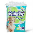 Babyjoy, Compressed Diamond Pad Diaper, Mega Pack Large+, Size 4+, 12-21 Kg - 56 Pcs