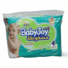 Babyjoy, Compressed Diamond Pad Diaper, Giant Pack Large, Size 4+, 12-21 Kg - 29 Pcs