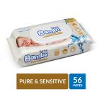 Sanita Bambi, Wet Wipes, Pure & Sensitive - 64 Pcs