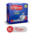 Sanita Elegance Adult Diapers, X Large - 10 Pcs
