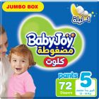 Babyjoy, Culotte, Jumbo Box, Pants Diaper Size 5, Junior Xl, 12-18 Kg - 72 Pcs