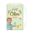 Babyjoy, Baby Diapers, With Olive Oil, Junior Xxl Size, Stage 6, From 16-25 Kg- 34 Pcs