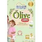 Babyjoy, Baby Pants, With Olive Oil, Stage 5, Junior, From 12-18 Kg - 40 Pcs