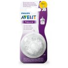 Philips Avent, Nipple, Natural, 0+ Month - 2 Pcs