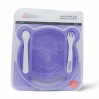 Otimo Teddy Bear Plate Set For Baby From 6 Months And More - 1 Kit