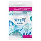Gillette Simply Venus Disposable For Women 8+4 Free - 1 Kit