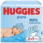 Huggies Baby Wipes Pure 2+1 Free - 1 Kit
