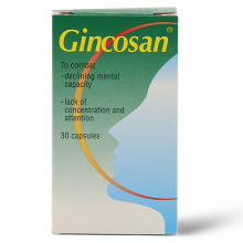 Gincosan, Food Supplement, General Tonic - 30 Capsules
