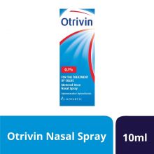 Otrivin, Nasal Spray, Relieves Allergy - 1 Spray