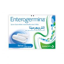 Enterogermina, 2 Billion Probiotics, Adults, Restore Normal Flora - 12 Capsules