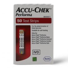 Accu Chek, Performa Strips For Sugar Analysis - 50 Pcs