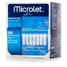 Ascensia Microlet Lancets - 200 Pcs