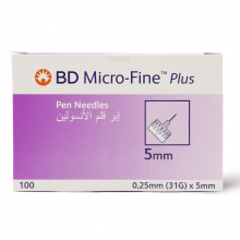 Bd, Micro Fine Plus, Needles For Insulin Pen 31G, 5Mm - 100 Pcs