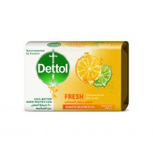 Dettol Soap Bar Fresh With Lemon And Orange Blossom - 120 Gm