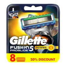 Gillette Fusion Proglide Power Blades - 8 Pcs