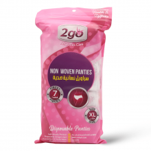 2Go, Disposable Paper Panties Xlarge - 7 Pcs