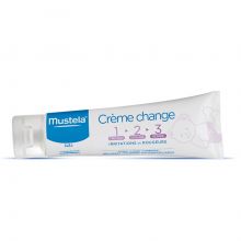 Mustela Bébé-Vitamin Barrier Cream 123 For Soothing And Preventing Diaper Rash - 50 Ml